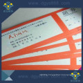 Custom Invisible UV Security Anti-Counterfeiting Ticket Complicated Voucher